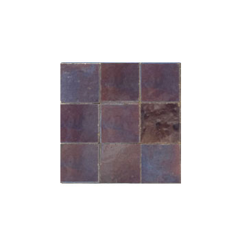 Mosaic House Moroccan tile Rceef SM 9 Purple  solid zellige, mosaic, zellij, field, pattern, glaze, simple, classic, grid, squares 